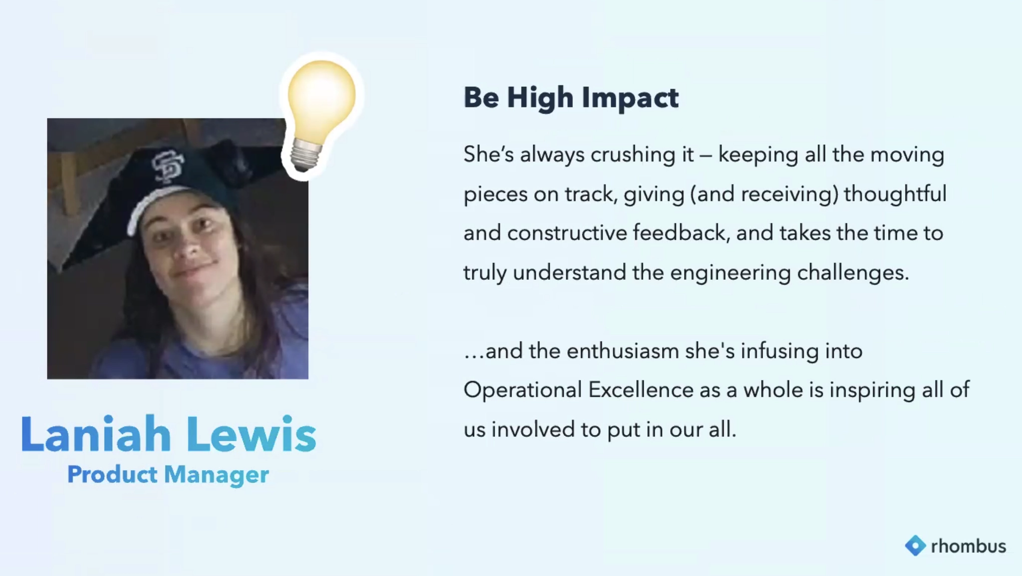 Recognition shoutout 2